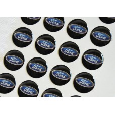 Logo adesivo Ford Redondo (Preto) 20mm