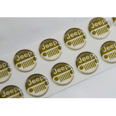 Logo adesivo Jeep Redondo 20mm