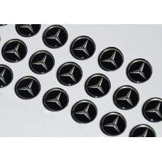 Logo adesivo Mercedes Redondo 20mm