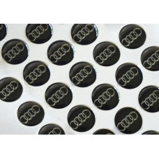 Logo adesivo Audi Redondo 20mm