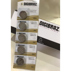 Pilha Digibraz CR2032 3V Lithium Blister (Pacote com 5 unidades)