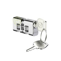 Cilindro Soprano 53mm 2 Chaves - Cromado 