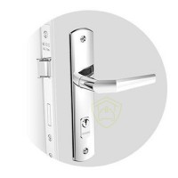 Fechadura Soprano Popline Reta Externa Cromado (Broca 40x53)