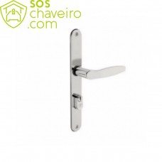 Fechadura Perfil Estreito Maçaneta Alavanca Broca 21mm (Entre Eixos 50mm) - 3F