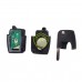 Canivete Completo Ford Focus/New Fiesta 315/433Mhz 3 botões s/ Chip Lâmina HU101