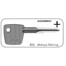 Chave Gold Tetra Aliança Longa Metal 853