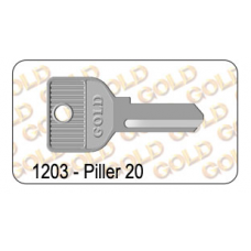 Chave Gold Yale Piller 1203