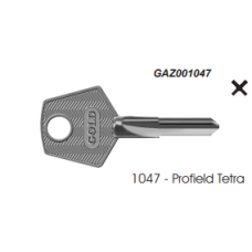 Chave Gold Tetra Profield Cadeado 1047