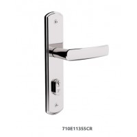 Fechadura 3F Plennus Broca 40mm Maçaneta Alavanca Cromada