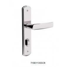 Fechadura 3F Plennus Broca 40mm Maçaneta Alavanca Cromada