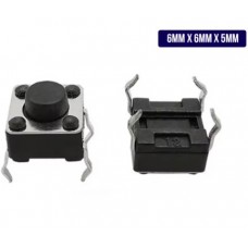 Botão Chave táctil SMD 6x6x5mm