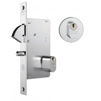 Fechadura Stam Porta de Correr 950 Broca 45- ROSETA INOX