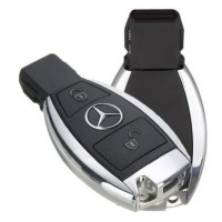 Chave Fobik Completa Mercedes 2bts Com Logo - Importada