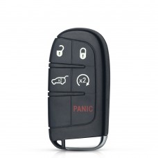 Chave Presença Completa Jeep 4bts   Pânico 4A 433Mhz Lâmina Pantográfica