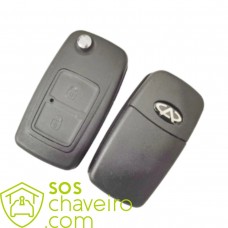 Canivete Completo Chery Tiggo/Cielo/Celer 2bts SEM Chip 315Mhz c/ Lâmina Yale Canivete Completo Chery Tiggo/Cielo/Celer 2bts SEM Chip 315Mhz c/ Lâmina Yale