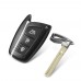 Chave Presença Completa Hyundai Azera 2011 PCF 4D 433Mhz Com Lâmina Pantográfica