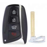 Chave Presença Completa Hyundai Azera 2011 PCF 4D 433Mhz Com Lâmina Pantográfica