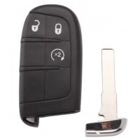 Chave Presença Completa Jeep 2bts   Partida PCF 4A 433Mhz Lâmina Pantográfica