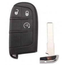Chave Presença Completa Jeep 2bts   Partida PCF 4A 433Mhz Lâmina Pantográfica