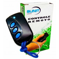 Controle Duplicador 3bts Preto 433Mhz Sem Pilha Sunit
