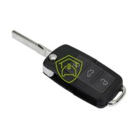 Canivete Completa VW G5 3 botões Positron Inteligente Flex 433Mhz