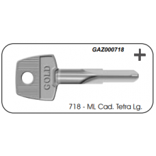 Chave Gold Tetra ML Longa Cadeado 718