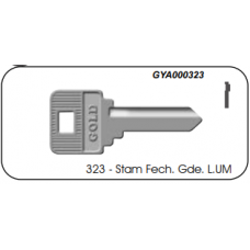Chave Gold Yale Stam 323